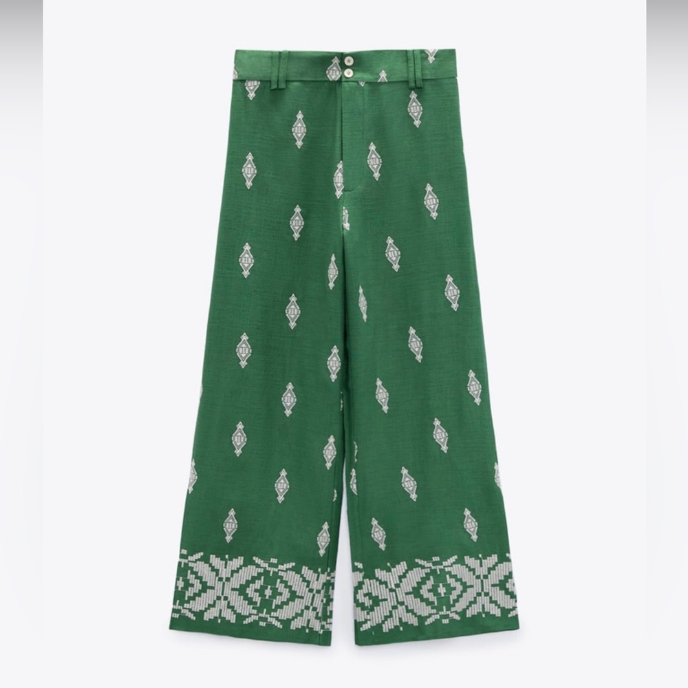 ZARA linen Blend Culottes
